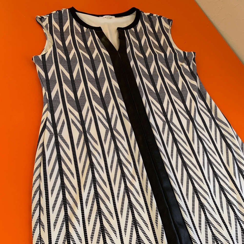 Calvin Klein sleeveless fab dress